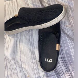 Ugg slides size 9 in good shape ! I wear a 9 and they fit a little bigger!!